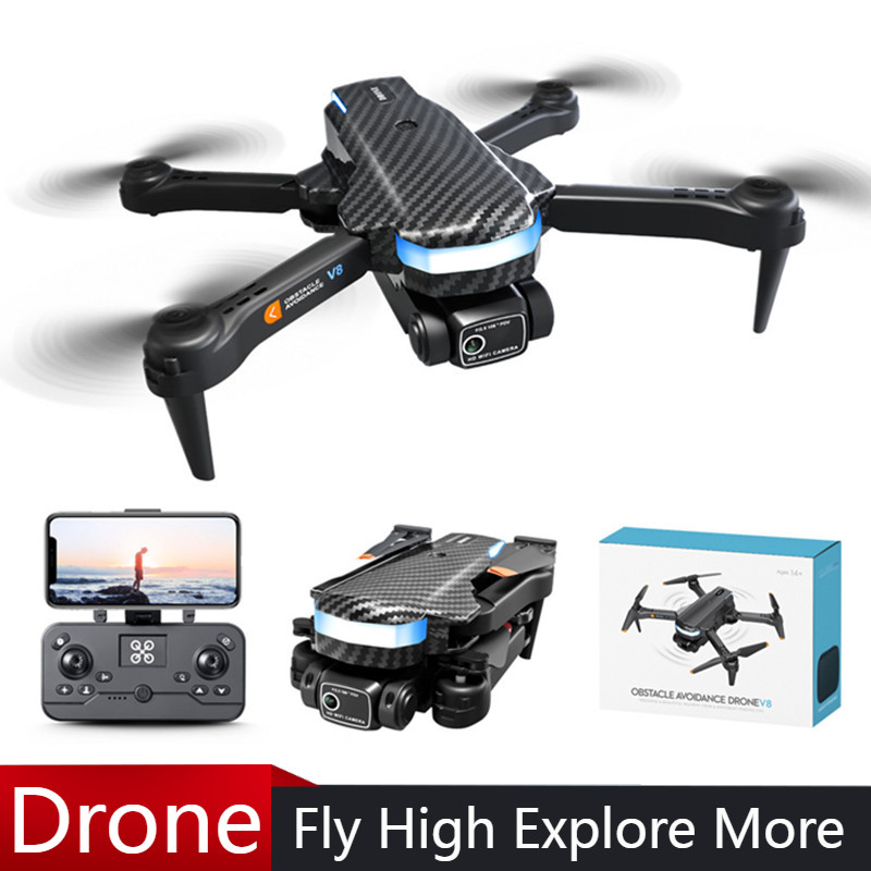 Drone Gimbal 2 Axis - V8 Drone professionnel Mini 8K HD