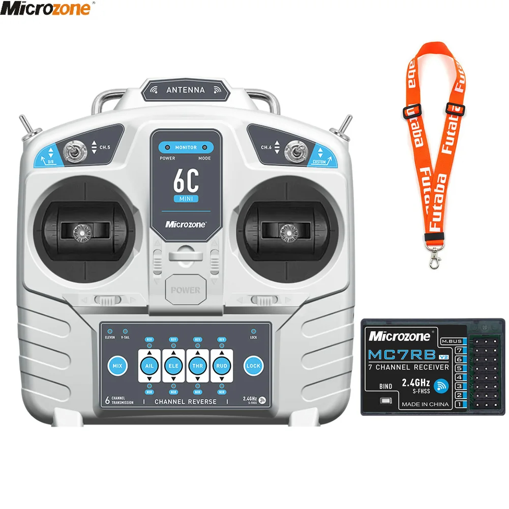 Drone Gimbal Controller - MicroZone-Contrôleur émetteur MC6C Mini V2 2.4G