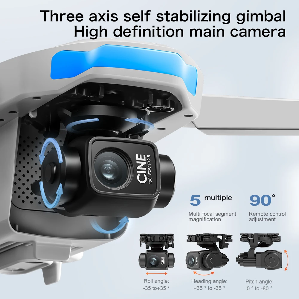 Drone GPS Lenovo S-X1 MAX avec - Drone Gimbal 3 Axis avis et prix
