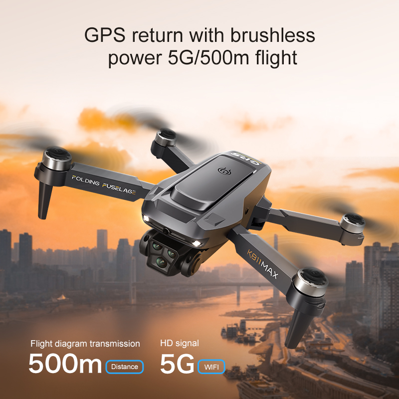 Drone quadrirotor K811MAX : sa - Drone Gimbal Brushless avis et prix