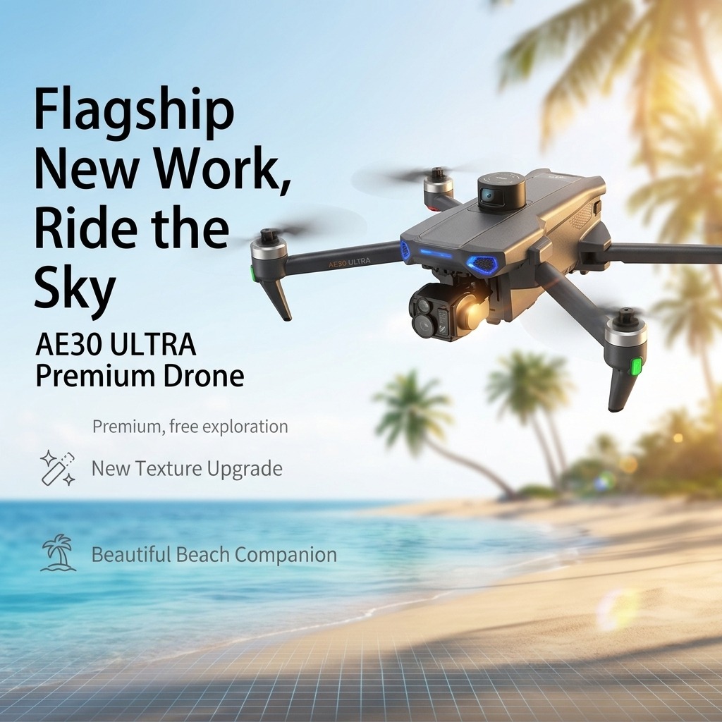 NOUVEAU Drone GPS AE30 Ultra a - Drone Gimbal 3 Axis avis et prix